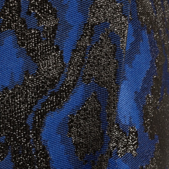 Markus Lupfer Sophie Metallic Blue Jumpsuit Sz S - Picture 6 of 8